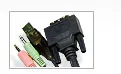 Aten Verbindungskabel DVI 3m mit USB- und Audioanschlüssen – schwarze Stecker DVI mit Rändelschrauben, USB-A und Aten Verbindungskabel DVI 3m mit USB- und Audioanschlüssen – schwarze Stecker DVI mit Rändelschrauben, USB-A und