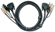 Aten Verbindungskabel DVI, 5m, USB, Audio Aten Verbindungskabel DVI, 5m, USB, Audio
