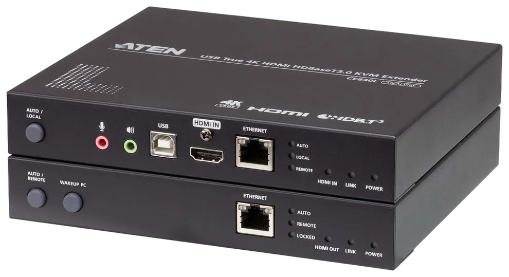 Aten Video/Audio-Extender,100mtr., HDMI, Sender/Empfänger-Set, (4K bei 100 m) Aten Video/Audio-Extender,100mtr., HDMI, Sender/Empfänger-Set, (4K bei 100 m)