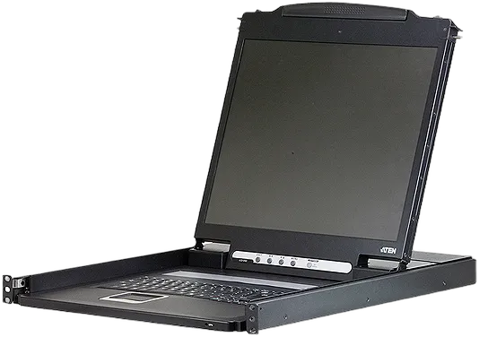Aten TFT-Schublade, 19" 1HE, incl.TFT 19",Black, Deutsch Aten TFT-Schublade, 19" 1HE, incl.TFT 19",Black, Deutsch