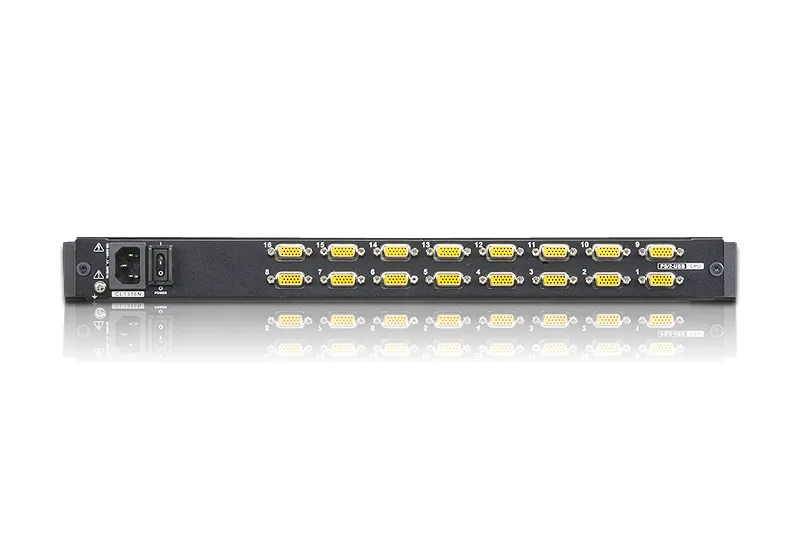 Aten KVM/TFT 16-fach,19" 1HE, incl.KVM/TFT 19", Deutsch, Black Aten KVM/TFT 16-fach,19" 1HE, incl.KVM/TFT 19", Deutsch, Black