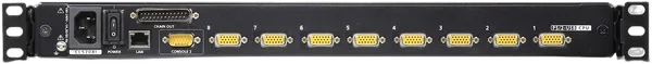 Aten KVM/TFT  8-fach,19" 1HE,incl.KVM over IP/TFT 19",Deutsch,Black