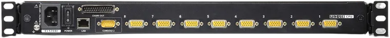 Aten KVM/TFT  8-fach,19" 1HE,incl.KVM over IP/TFT 19",Deutsch,Black