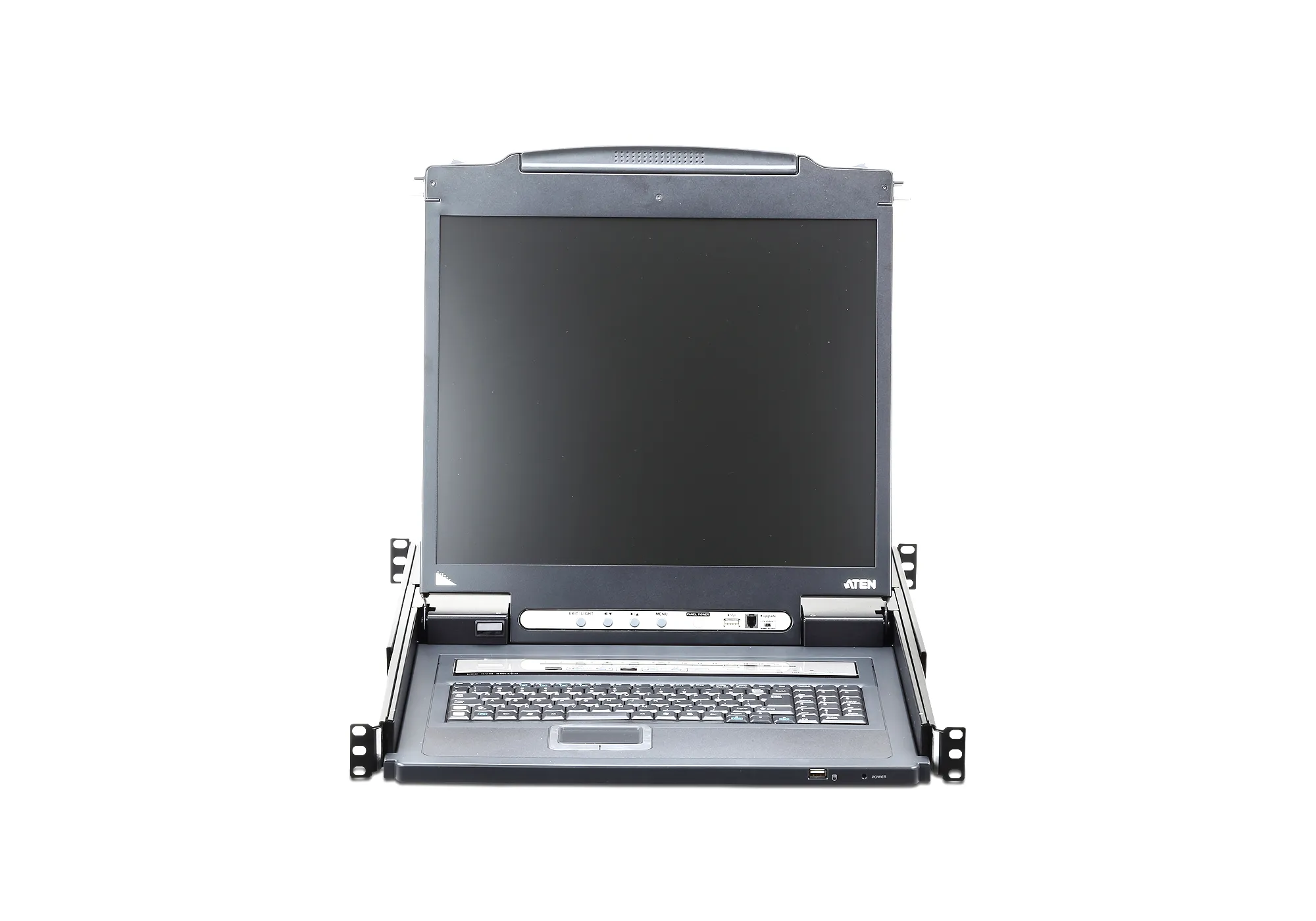 Aten KVM/TFT 16-fach,19" 1HE,incl.KVM over IP/TFT 19", Deutsch,Black Aten KVM/TFT 16-fach,19" 1HE,incl.KVM over IP/TFT 19", Deutsch,Black