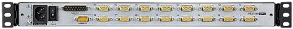 Aten KVM/TFT 16-fach, 19" 1HE, incl.KVM/TFT 19", Deutsch
