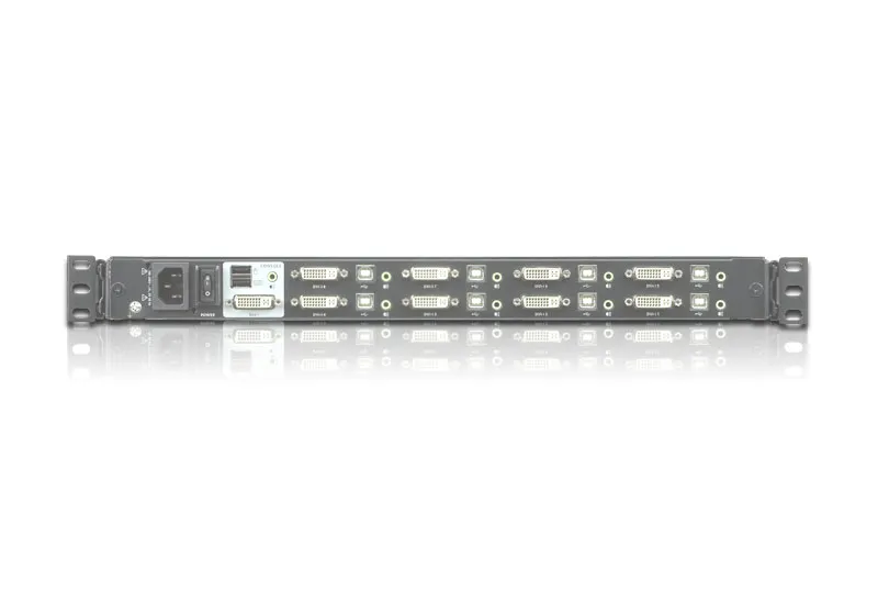 Aten KVM/TFT 8-fach, 19" 1HE, incl.KVM/TFT 17,3", DVI, Deutsch Aten KVM/TFT 8-fach, 19" 1HE, incl.KVM/TFT 17,3", DVI, Deutsch