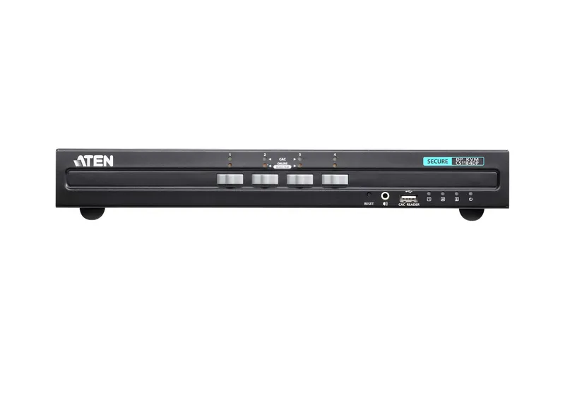 Aten KVM-Switch 4-fach Audio/DP(Displayport), USB, Secure