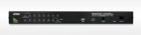 Aten KVM-Switch 16-fach VGA/(USB, PS/2), 19", KVMIP, stackabl Aten KVM-Switch 16-fach VGA/(USB, PS/2), 19", KVMIP, stackabl