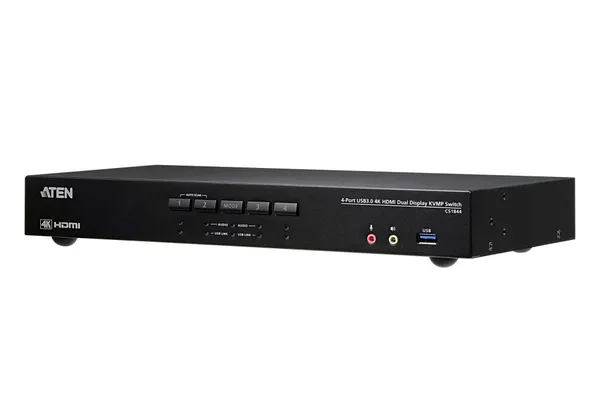 Aten KVM-Switch  4-fach Audio/HDMI, USB, Dual Display