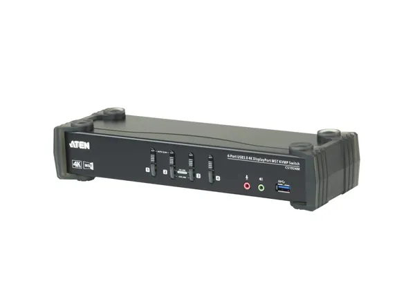 Aten KVM-Switch  4-fach Audio/DP(Displayport)/USB 3.0