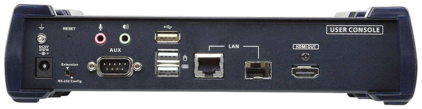 Aten KVM-Switch, 4K HDMI Einzeldisplay KVM over IP with PoE Empfänger