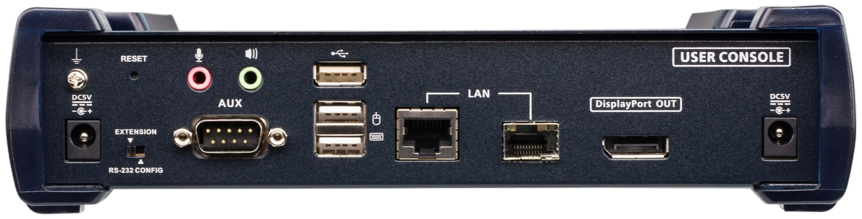 Aten KVM-Switch DP(Displayport)/USB/Audio, über IP, 4K