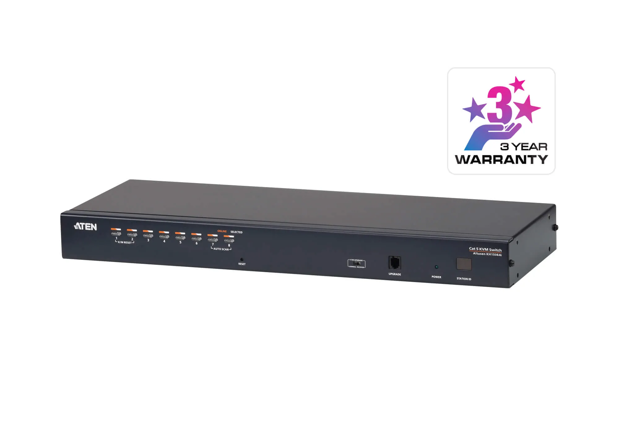 Aten KVM-Switch  8-fach TP(über Cat5 Kabel), over IP(LAN)