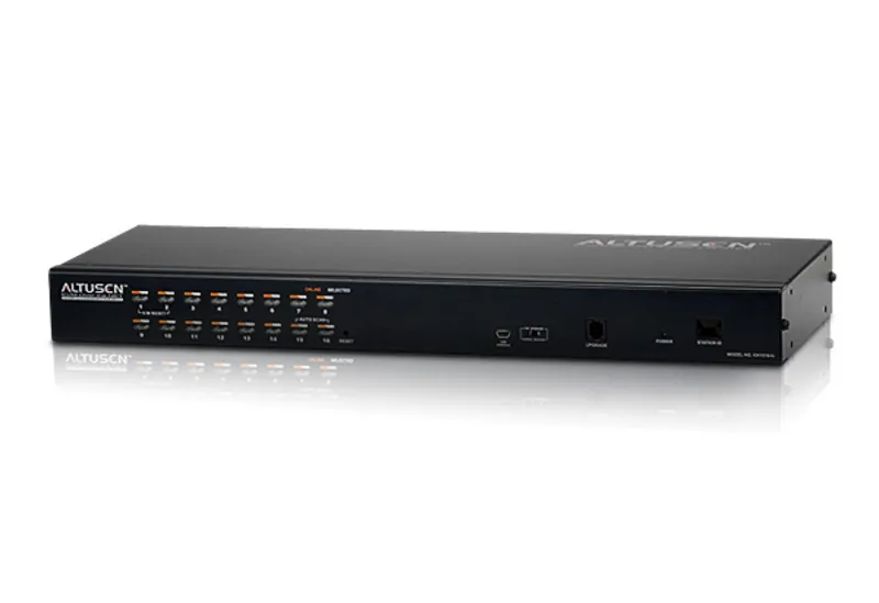Aten KVM-Switch 16-fach TP(über Cat5 Kabel), 1xTP LAN Aten KVM-Switch 16-fach TP(über Cat5 Kabel), 1xTP LAN