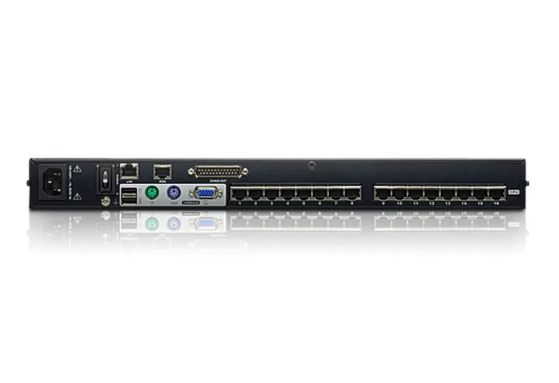 Aten KVM-Switch 16-fach TP(über Cat5 Kabel), 1xTP LAN Aten KVM-Switch 16-fach TP(über Cat5 Kabel), 1xTP LAN