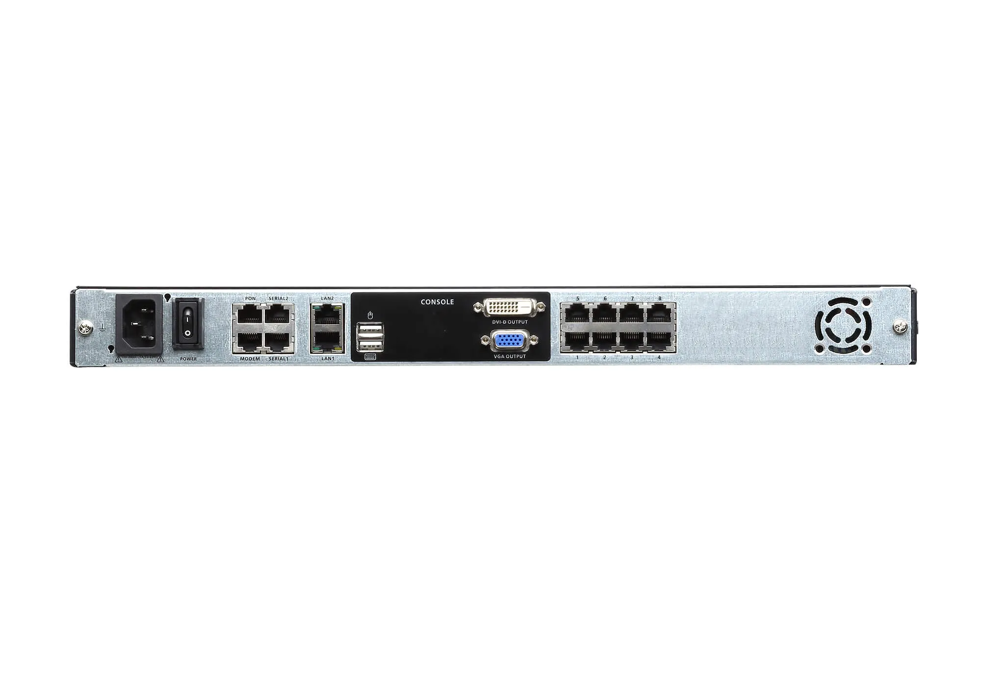Aten KVM/TFT 8-fach, 19" 1HE, incl.KVM/TFT 17", IP, Dual Rail Aten KVM/TFT 8-fach, 19" 1HE, incl.KVM/TFT 17", IP, Dual Rail