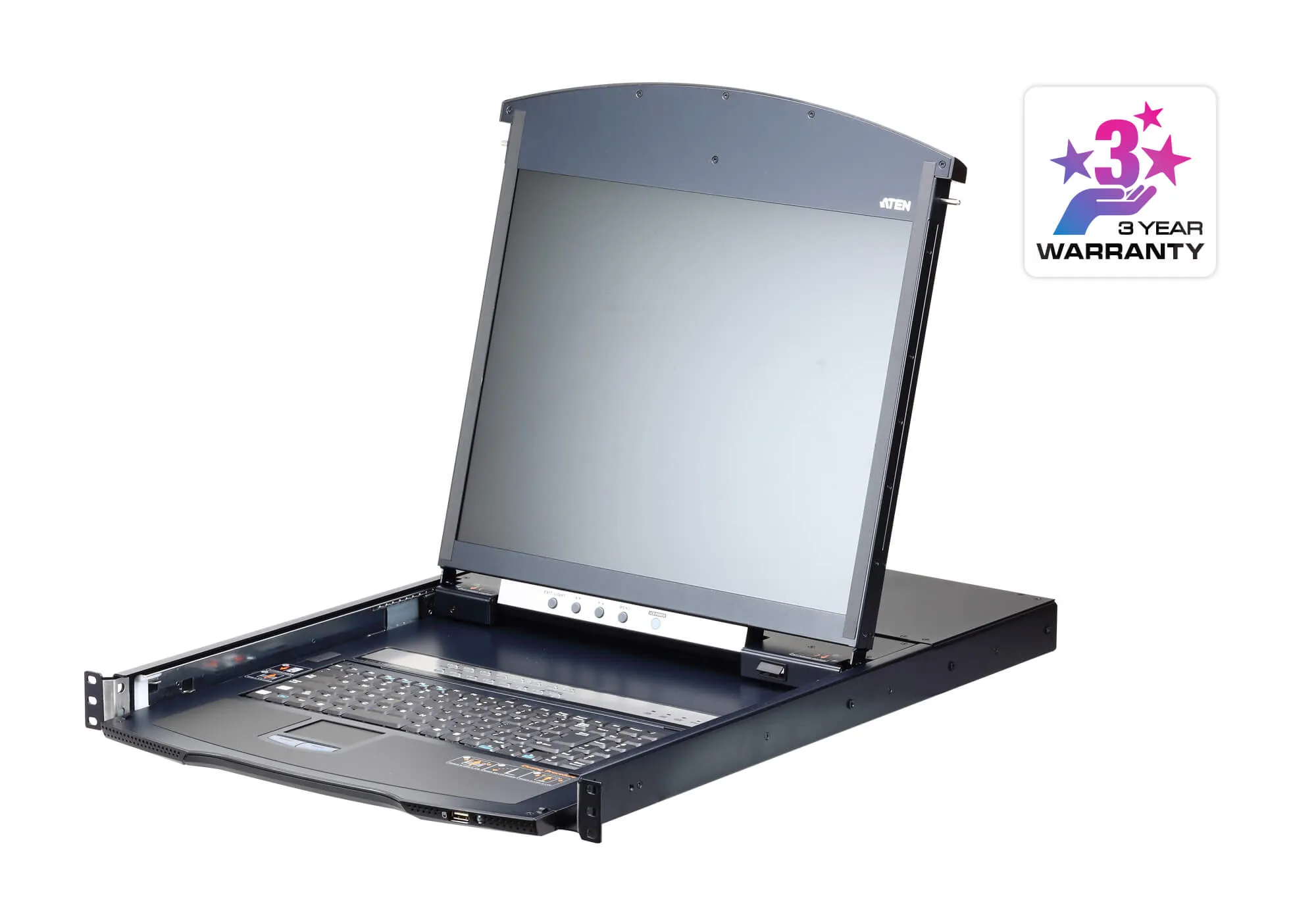 Aten KVM/TFT 16-fach, 19" 1HE, incl.KVM/TFT 17", IP, Dual Rail Aten KVM/TFT 16-fach, 19" 1HE, incl.KVM/TFT 17", IP, Dual Rail