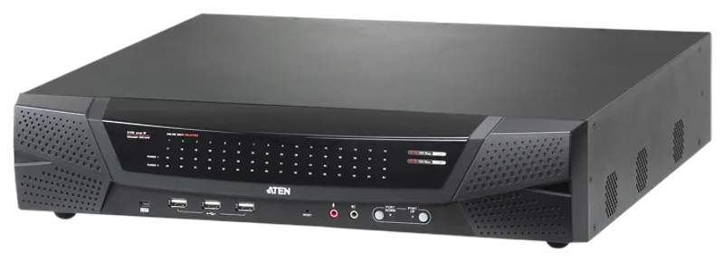 Aten KVM-Switch 64-fach, LAN(IP-fähig), 1xlocal + 8x Remote User, Virual Media