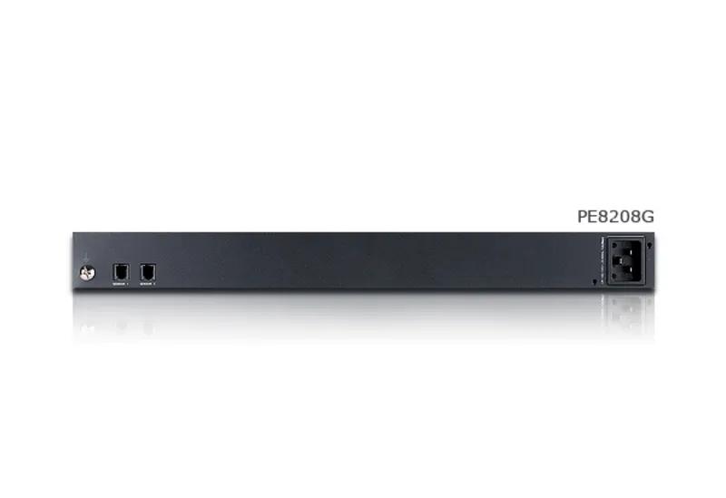 Aten PDU ECO, Eingang IEC60320 16/20A C20 -> Ausgang 1xC19 + 7xC13, 10/100Mbit TP(RJ45), mit 8 Ausgängen und Ausgangsmess- und -schaltfunktion