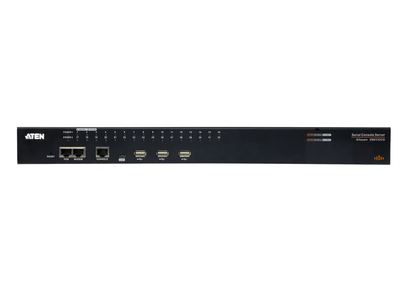 Aten Serial-Switch 32-fach , LAN(IP), mit Dual-Strom