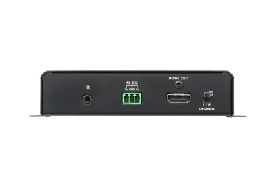 Видео-удлинитель Aten с HDMI-выходом, аудио и скалером — задняя панель с портом IR, разъёмом RS-232, HDMI OUT и