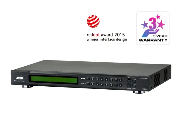Aten Matrix Switch mit Scaler, HDMI, 8 x 8, mit Videowall & Scaler