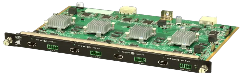 Aten Matrix Switch, zbh. Modul, HDMI-Ausgabekarte mit Skalierer, 4-Port 4K Aten Matrix Switch, zbh. Modul, HDMI-Ausgabekarte mit Skalierer, 4-Port 4K