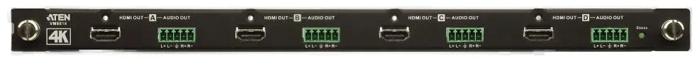 Aten Matrix Switch, zbh. Modul, HDMI-Ausgabekarte mit Skalierer, 4-Port 4K Aten Matrix Switch, zbh. Modul, HDMI-Ausgabekarte mit Skalierer, 4-Port 4K