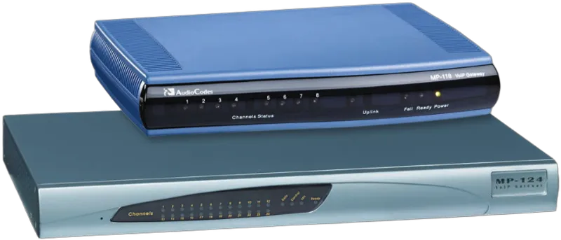 Audiocodes MediaPack 124 Analog VoIP Gateway, 16 FXS, SIP Pac