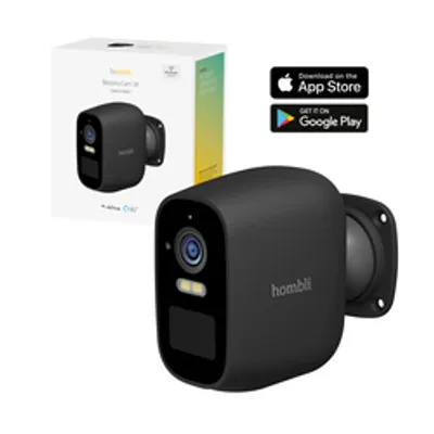 Hombli smarte Batterie Kamera, schwarz
