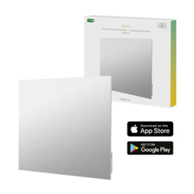 Hombli smartes Infrarot Glas Heizpanel 400W Spiegel