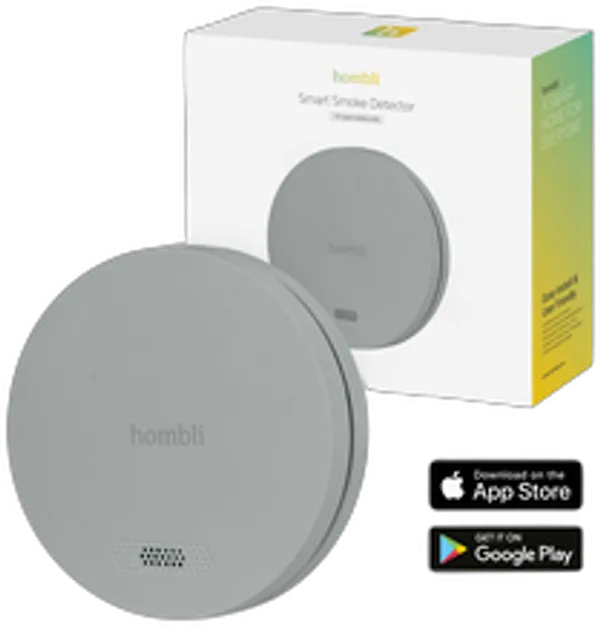 Hombli smarter Rauchmelder grau