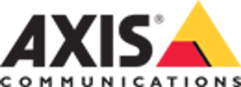 AXIS Kamerazubehör Logo mit Dreieckssymbol für Überwachungstechnik