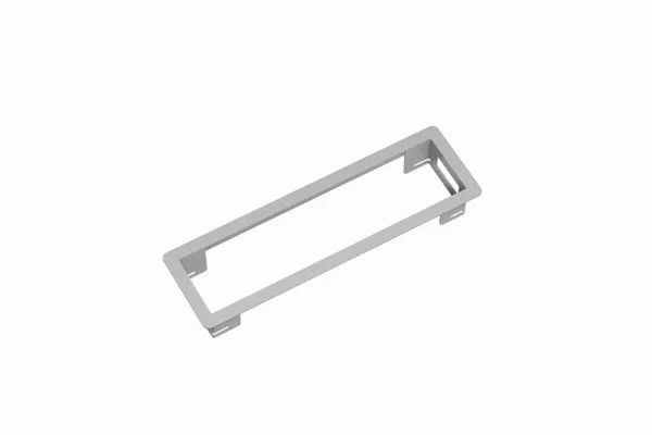Bachmann Power Frame Einbaurahmen 3fach silbergrau RAL9006