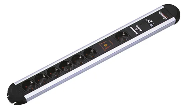 Bachmann, PRIMO 6+1xCEE7/3 M&S GVS Strom 2m CEE7/7