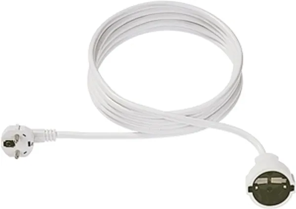 Bachmann Kabel, Verlängerung, Dose(CEE7)->Stecker(CEE7), 10m, weiss