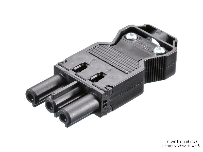 Bachmann Geräte Kupplung (Stecker) GST18/3 weiss