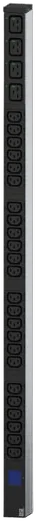 Bachmann PDU, Steckdosen, 24xDosen(C13)+4x(C19)->1ph Zuleitung 3,0m CEE 16A Stecker Blau, BN0500,