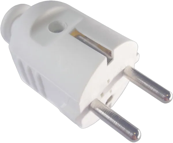 Bachmann Schutzkontaktstecker zentral, weiß