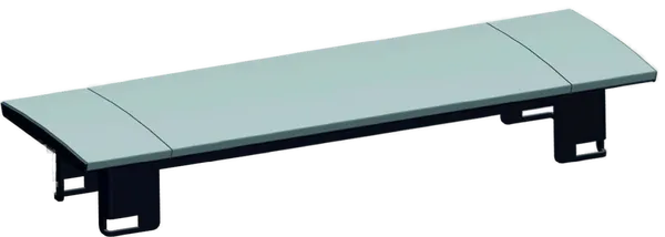 Bachmann Abdeckung für Power Frame Cover ALU für Steckdoseneinheit 3-fach