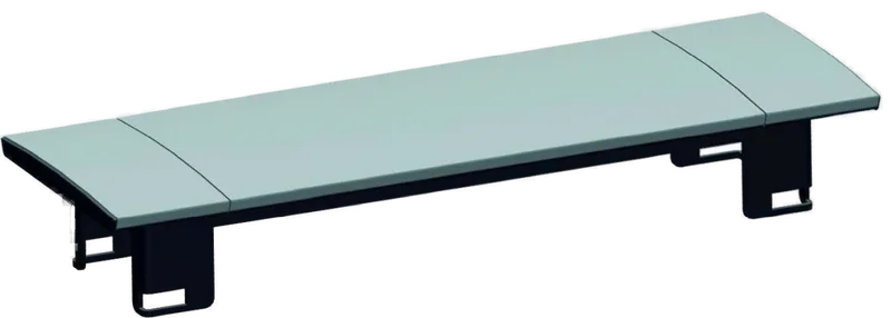 Bachmann Abdeckung für Power Frame Cover ALU für Steckdoseneinheit 3-fach