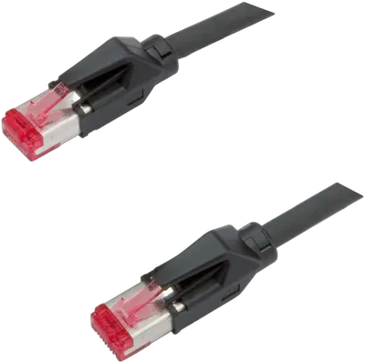 Bachmann Patchkabel, CAT6a Patch Leitung geschirmt 5,0m