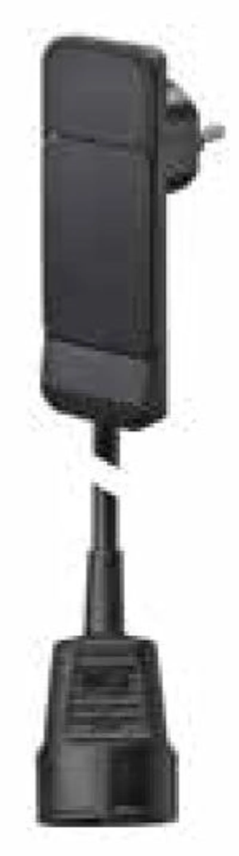 Bachmann SMART PLUG Flachstecker, Verlängerung, 1xDosen(CEE7)->Stecker(CEE7),  3m, Schwarz, mit Auswurfmechanik