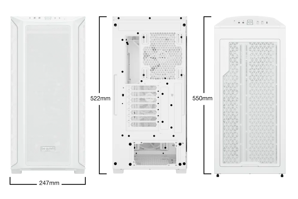 be quiet! Geh Shadow Base 800 FX - White