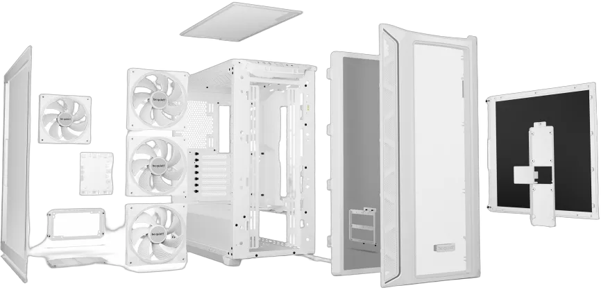 be quiet! Geh Shadow Base 800 FX - White