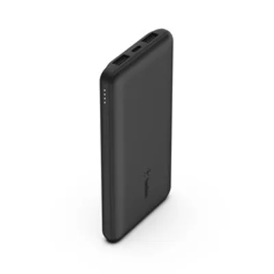 Belkin BOOST CHARGE Powerbank, 10.000mAh 12W, USB-A & -C, blk