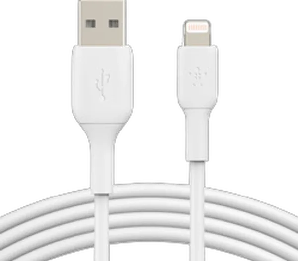 Belkin Lightning Lade/Sync Kabel PVC, mfi zertifiziert 1m weiß