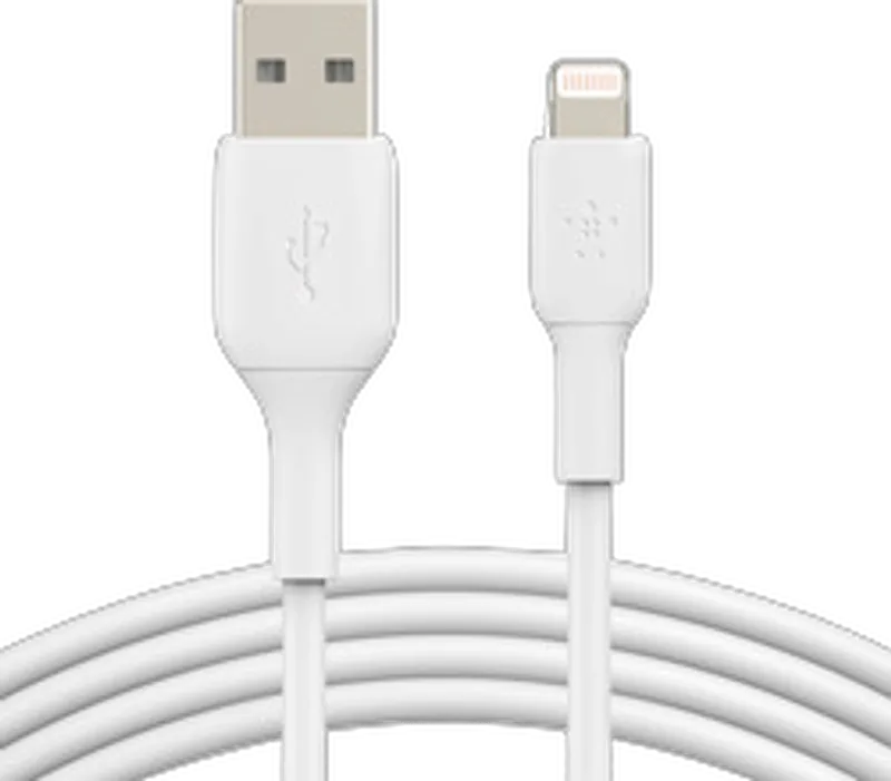 Belkin Lightning Lade/Sync Kabel PVC, mfi zertifiziert 1m weiß