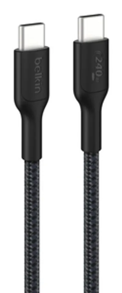 Belkin BOOST CHARGE 240W USB-C / USB-C-Kabel, 3m, schwarz