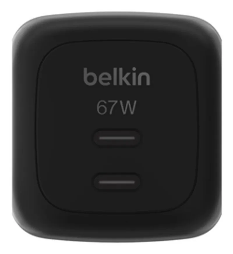Belkin 67W Dual USB-C Ladegerät Power Delivery und PPS, black